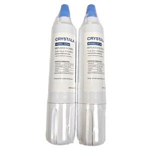 2 New Crystala Cf24 Refrigerator Water Filter Replaces Subzero 4204490 Filter